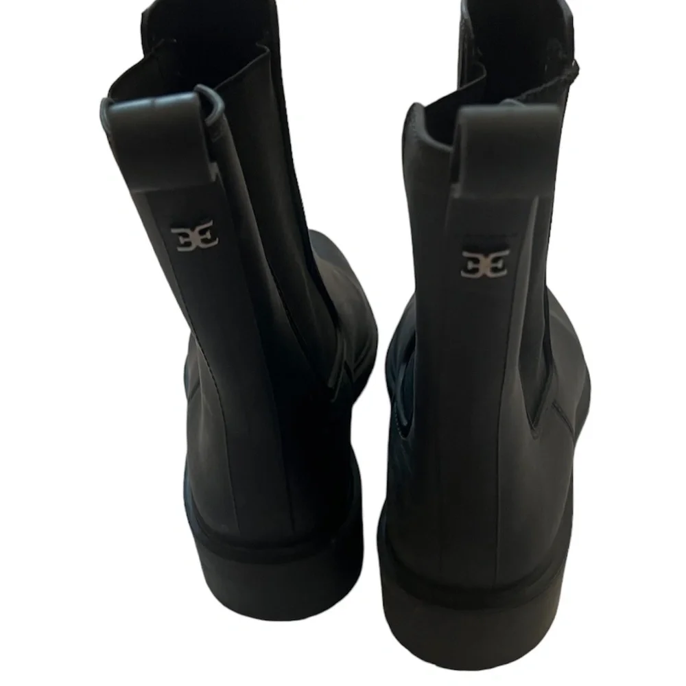 Sam Edelman Tinsley Rain Boots in Black Matte Size 7